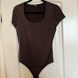 Express brown bodysuit